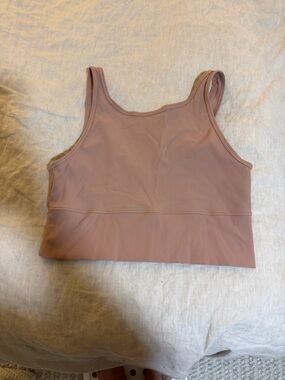 lululemon athletica Ribbed Light Mauve Sports Bra